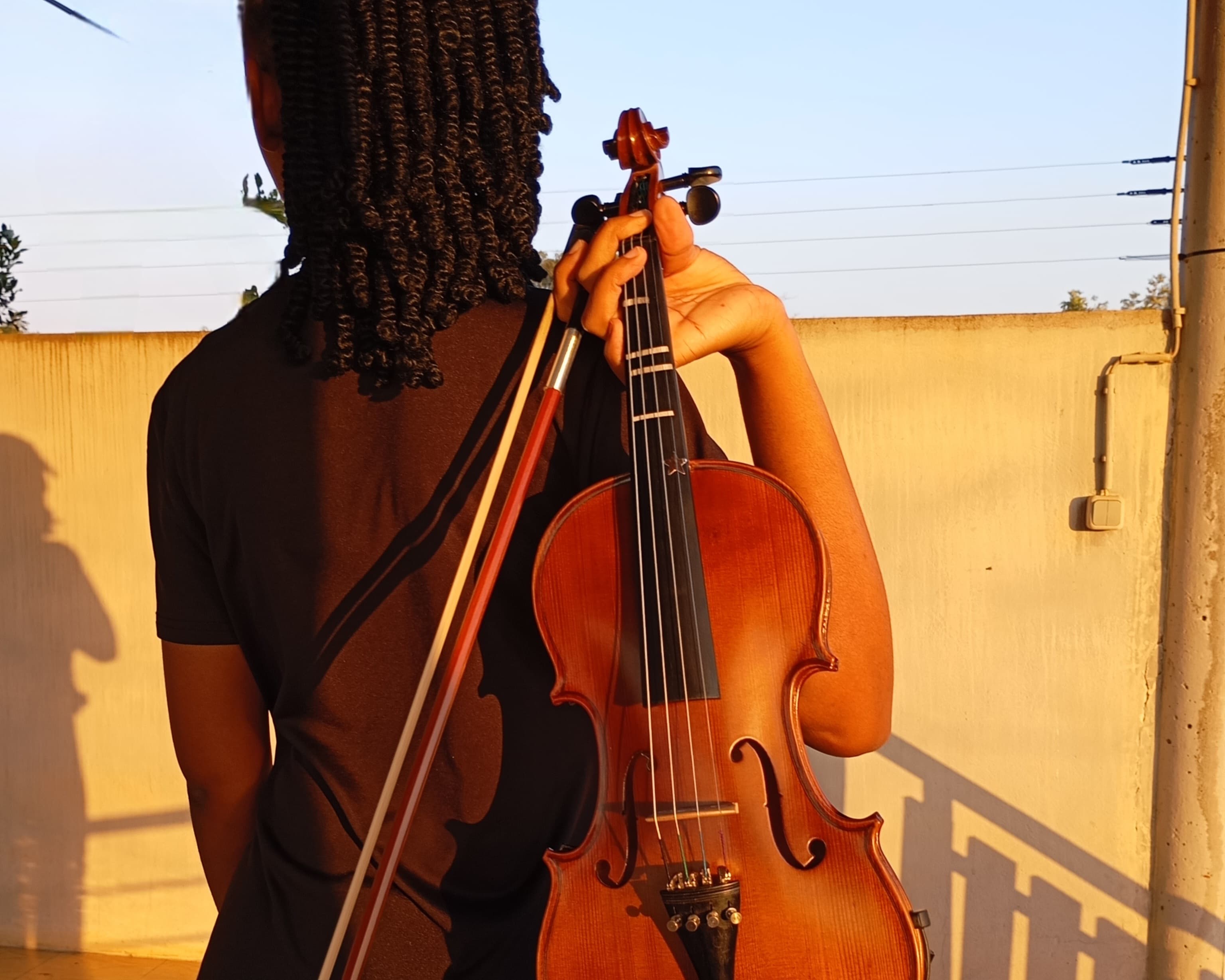 Tarde com o violino